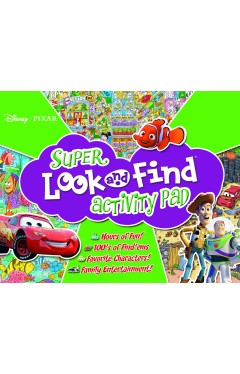 Disney Pixar Look and Find Activity Pad with Stickers